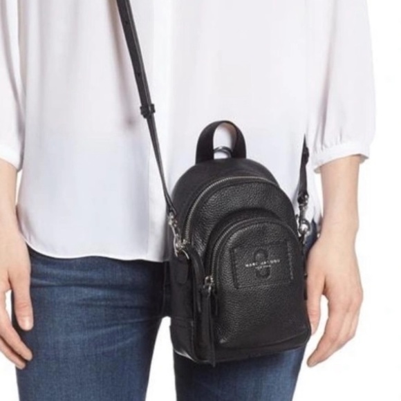 Marc Jacobs Bags Marc Jacobs Mini Double Pack Leather Crossbody Bag
